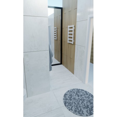 LD-670x400-W	Grzejnik łazienkowy Terma Leda. Grzejnik wąski o szerokości 40cm i wysokości 67cm, kolor biały mat, z podłączeniem dolnym o rozstawie 370mm