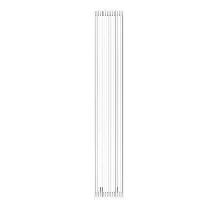 Grzejnik dekoracyjny pionowy Sirocco 2, o wymiarach 180x28 w kolorze białym.