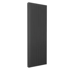 Grzejnik dekoracyjny pionowy SIR2 1800x624 grafit struktura