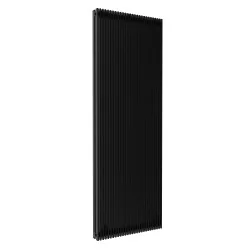 Grzejnik dekoracyjny pionowy SIR2 1800x624 czarny mat