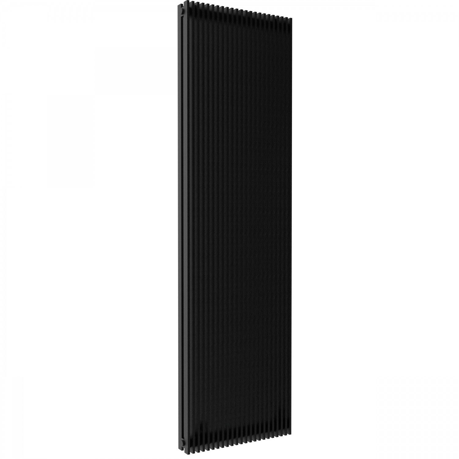 Grzejnik dekoracyjny Sirocco podwójny, 180x51 czarny. Grzejnik dekoracyjny Sirocco podwójny, 180x51 czarny.