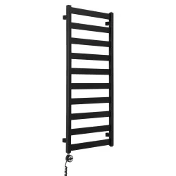 Grzejnik łazienkowy elektryczny LEDA LD-1150x500-EL-B czarny mat