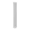 Grzejnik dekoracyjny pionowy Tubus 3 1800x303 biały
