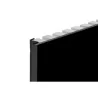 Grzejnik dekoracyjny z płaskim frontem Charlie 1600x600 czarna szyba