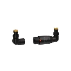 Zestaw termostatyczny Schlosser Elegant Mini czarny mat prawy