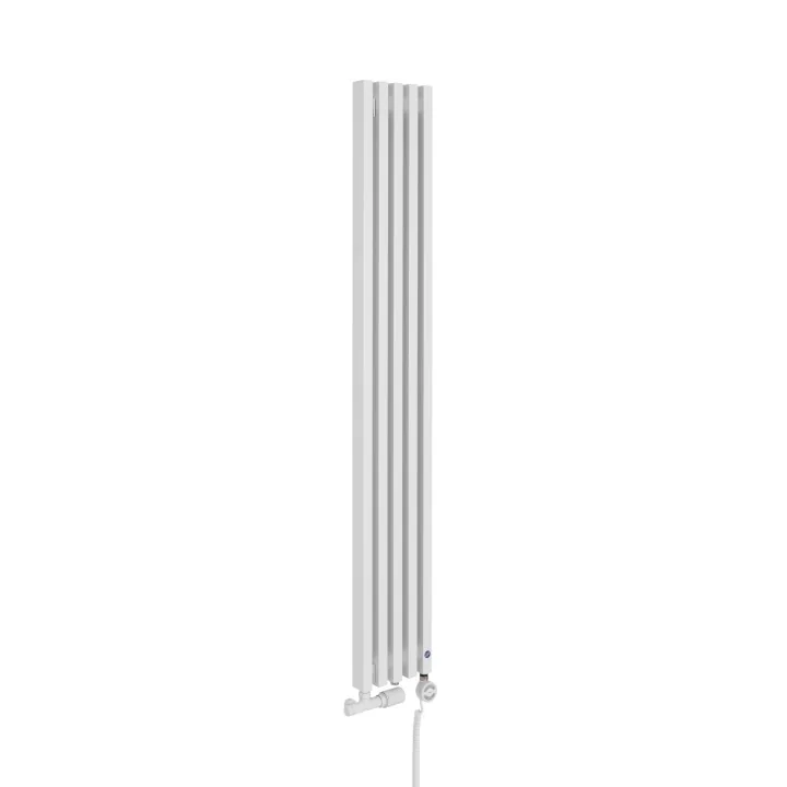 Grzejnik dekoracyjny wodno-elektryczny Charlie 1600x230 600W biały