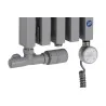 Grzejnik dekoracyjny wodno-elektryczny Charlie 1600x230 600W szary