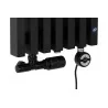 Grzejnik dekoracyjny wodno-elektryczny Charlie 1600x330 800W czarny
