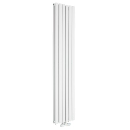 Grzejnik dekoracyjny Ultimate podwójny 160x36, w kolorze białym. 