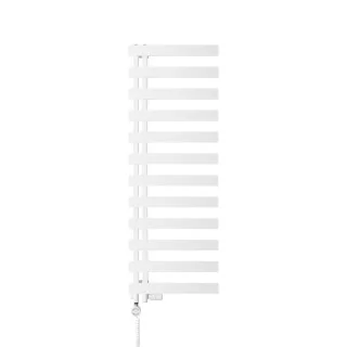 Grzejnik łazienkowy hybrydowy dekoracyjny Buster 1380x500 biały