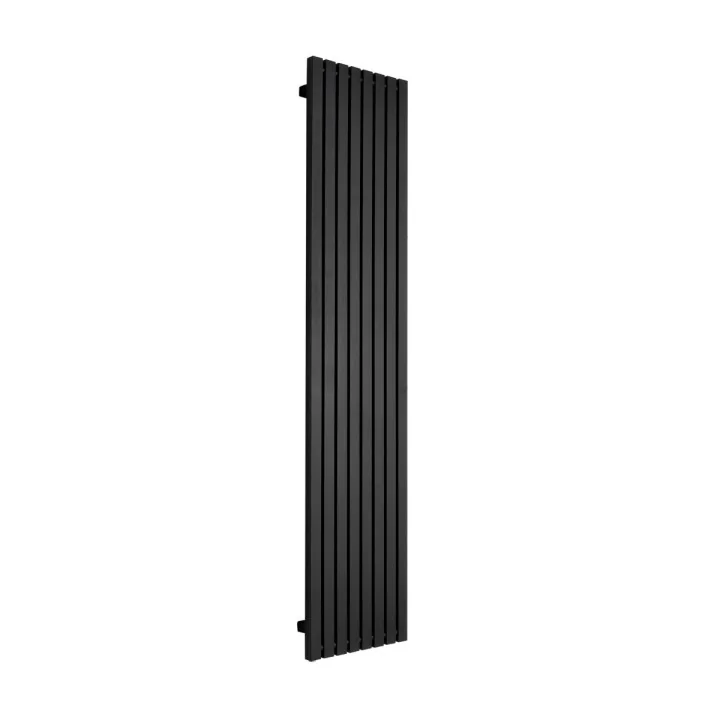 Grzejnik dekoracyjny pionowy Advantage o wymiarach 180x39 w kolorze czarnym strukturalnym.