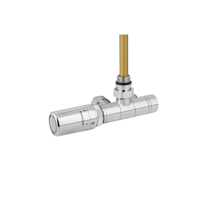 Zestaw termostatyczny jednorurowy SINGLE PIPE VALVE, chrom