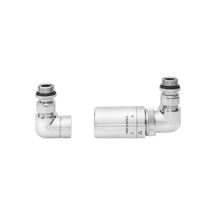Zestaw termostatyczny TRI AXIAL VALVE NEW, chrom prawy