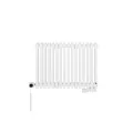 Grzejnik dekoracyjny elektryczny EXTREME 575x800, grzałka MOA BLUE, biały, lewy Grzejnik dekoracyjny elektryczny EXTREME 575x800, grzałka MOA BLUE, biały, lewy