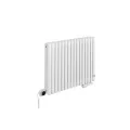 Grzejnik dekoracyjny elektryczny EXTREME 575x800, grzałka MOA BLUE, biały, lewy Grzejnik dekoracyjny elektryczny EXTREME 575x800, grzałka MOA BLUE, biały, lewy