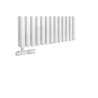 Grzejnik pionowy ozdobny Extreme 1600x640, biały Instal Projekt