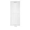 Grzejnik pionowy ozdobny Extreme 1600x640, biały Instal Projekt
