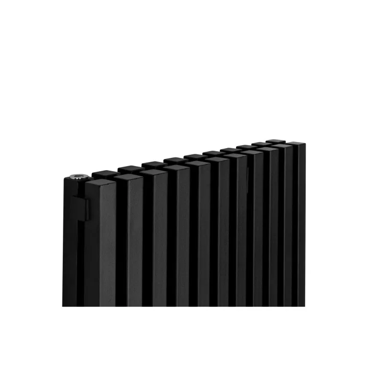 Grzejnik pionowy ozdobny EXTREME 1600x540, czarny instal-projekt