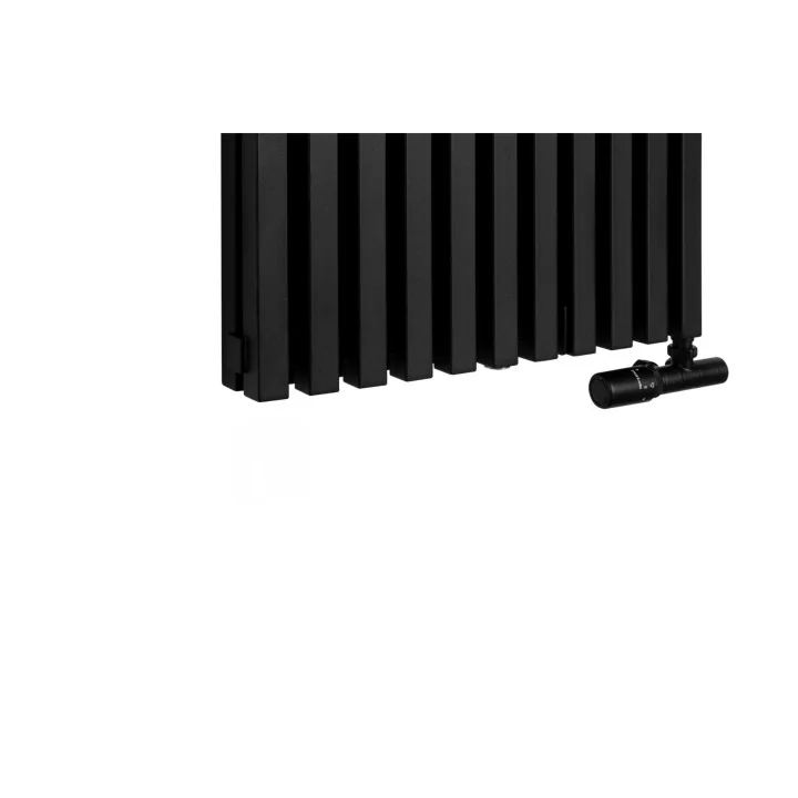 Grzejnik pionowy ozdobny EXTREME 1600x540, czarny instal-projekt