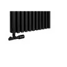 Grzejnik pionowy ozdobny EXTREME 1600x540, czarny instal-projekt