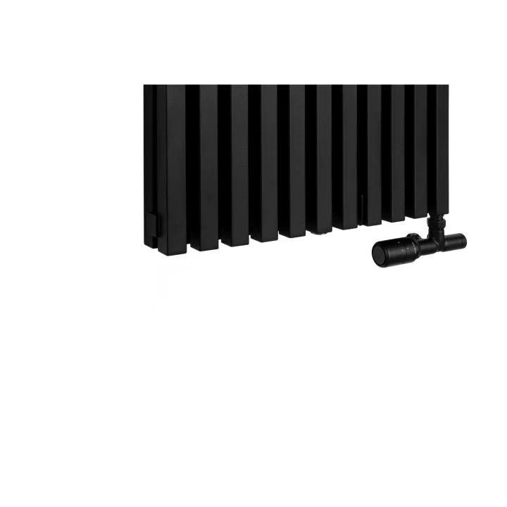 Grzejnik pionowy ozdobny EXTREME 1600x540, czarny instal-projekt