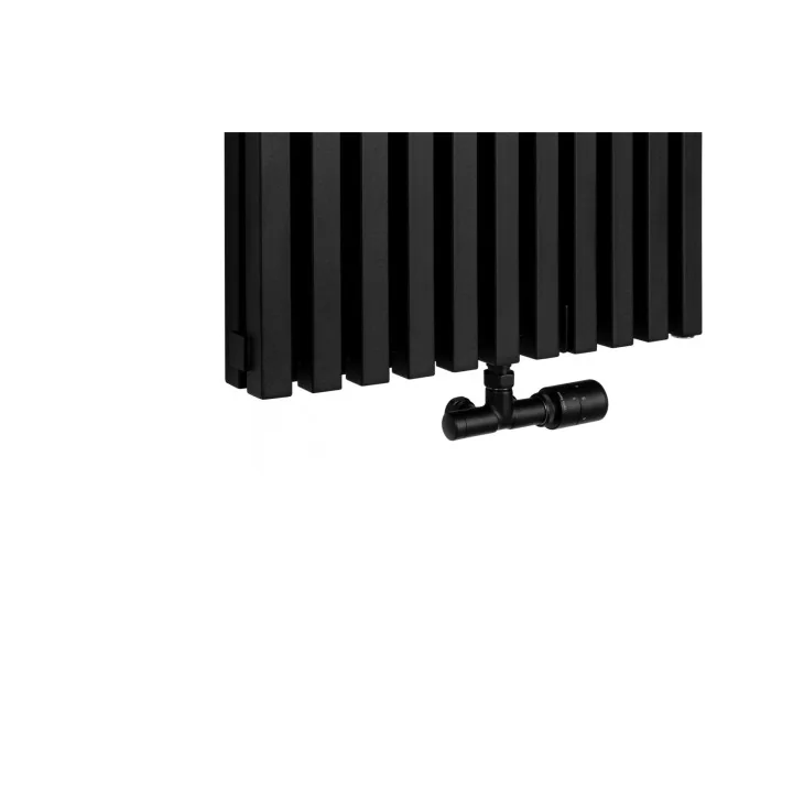 Grzejnik pionowy ozdobny EXTREME 1600x540, czarny instal-projekt