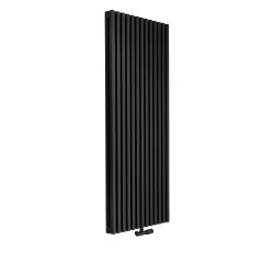Grzejnik dekoracyjny pionowy EXTREME 1600x640, czarny instal-projekt