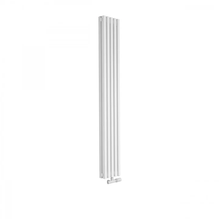 Grzejnik dekoracyjny pionowy EXTREME 1600x240 biały z zaworem SPV