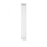Grzejnik dekoracyjny pionowy EXTREME 1600x240 biały z zaworem SPV