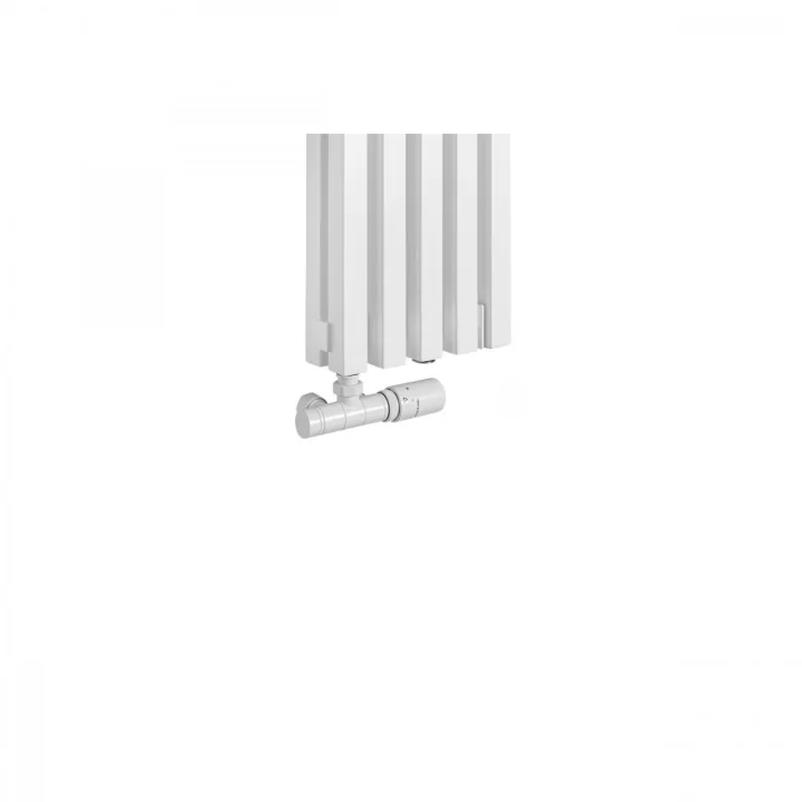 Grzejnik dekoracyjny pionowy EXTREME 1600x240 biały z zaworem SPV