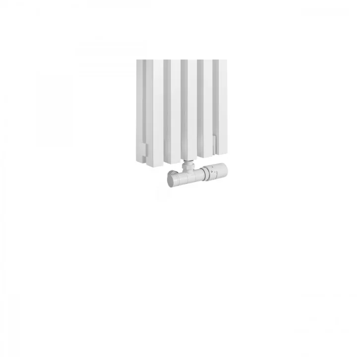 Grzejnik dekoracyjny pionowy EXTREME 1600x240 biały z zaworem SPV
