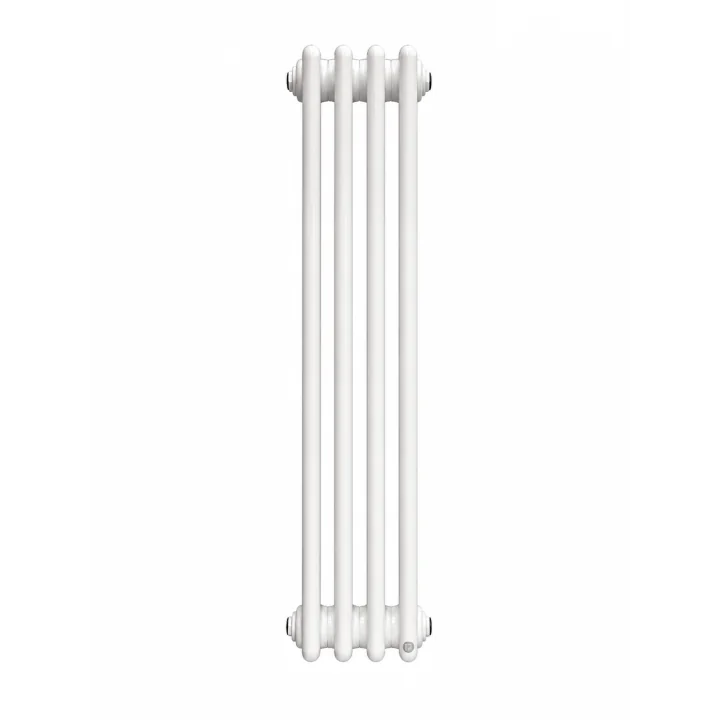 Grzejnik Tubus 4 pionowy, biały mat, TUB4-100/04C34 podł. boczne 932mm