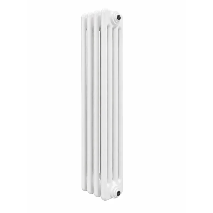 Grzejnik Tubus 4 pionowy, biały mat, TUB4-100/04C34 podł. boczne 932mm