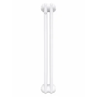 Grzejnik Tubus 2 pionowy, biały mat, TUB2-090/02N7065 podł. boczne 850mm