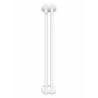 Grzejnik Tubus 2 pionowy, biały mat, TUB2-090/02N7065 podł. boczne 850mm