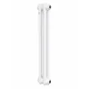 Grzejnik Tubus 2 pionowy, biały mat, TUB2-090/02N7065 podł. boczne 850mm