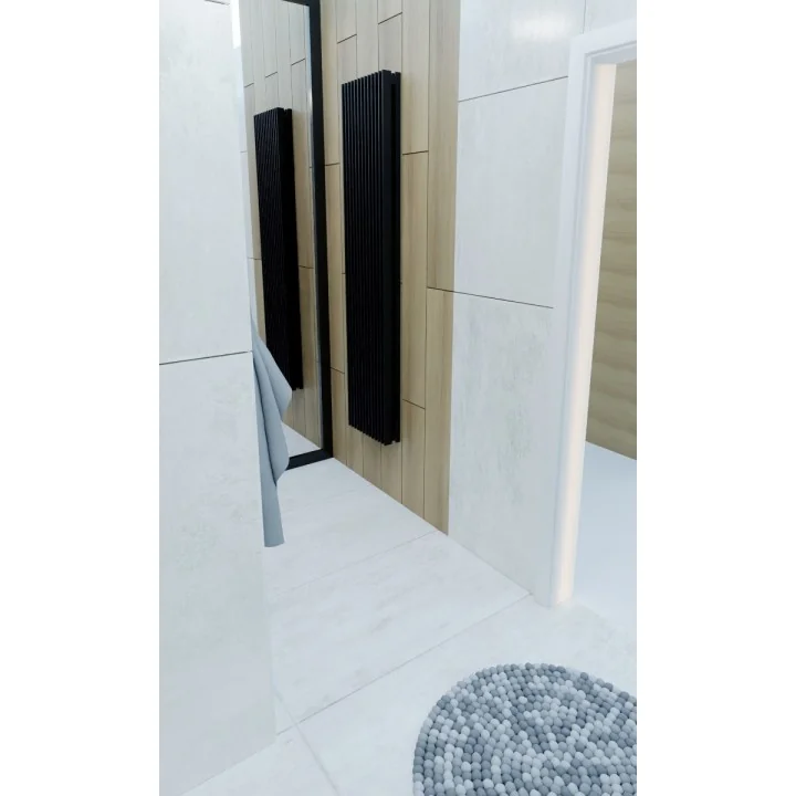 Grzejnik dekoracyjny Samum 1, 180x37 czarny mat. 
