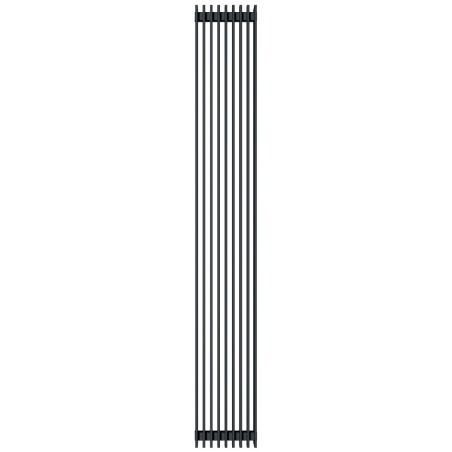 Grzejnik dekoracyjny Samum podwójny 180x25 czarny.