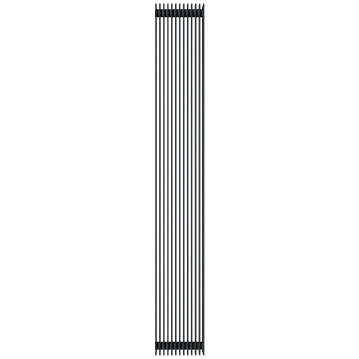 Grzejnik dekoracyjny Samum podwójny 180x37 czarny.