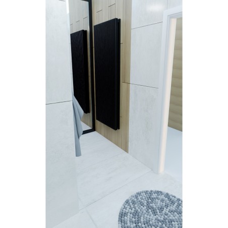 Grzejnik dekoracyjny Samum 2, 180x67 czarny.
