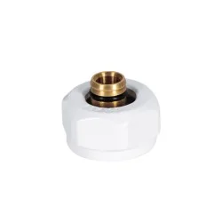 Złączka zaciskowa M22x1,5 x PEX16x2 biała