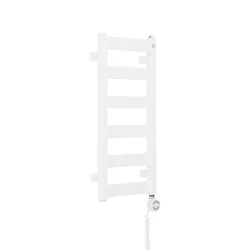 Grzejnik łazienkowy elektryczny LEDA LD-670x300-EP-W biały mat