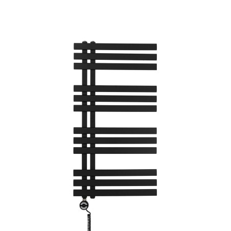 Grzejnik łazienkowy Elche 94x50cm czarny z grzałką Terma Moa czarną